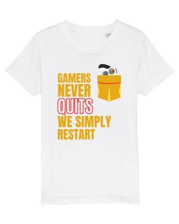 Gamers never quits White