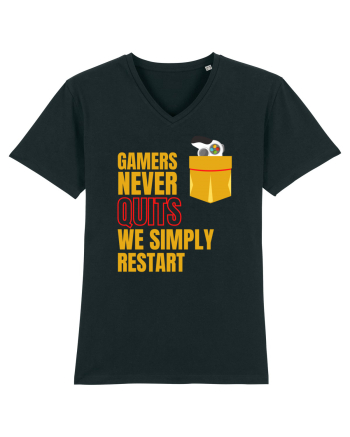 Gamers never quits Black