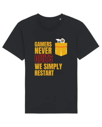 Gamers never quits Black