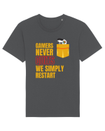 Gamers never quits Tricou mânecă scurtă Unisex Rocker
