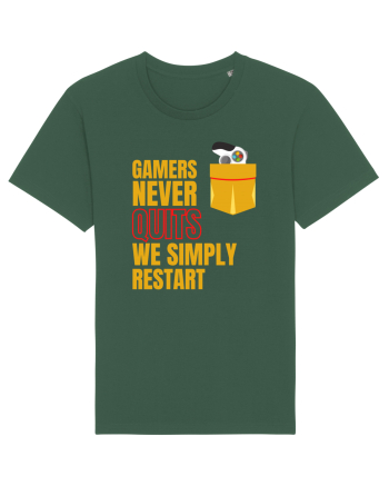 Gamers never quits Bottle Green