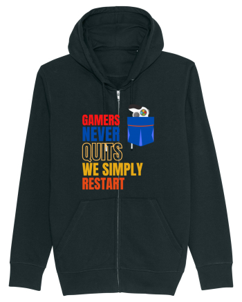 Gamers never quits Black