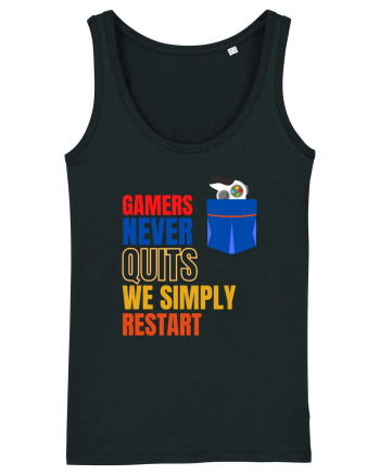 Gamers never quits Black