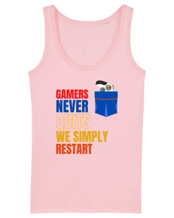 Gamers never quits Cotton Pink
