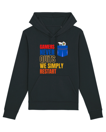Gamers never quits Black