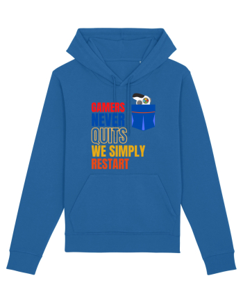 Gamers never quits Royal Blue