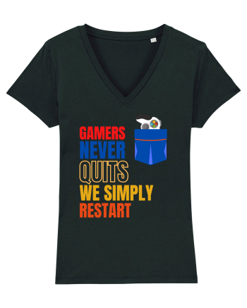 Gamers never quits Black