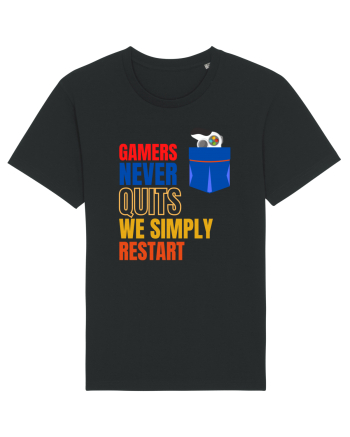 Gamers never quits Black