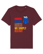 Gamers never quits Tricou mânecă scurtă Unisex Rocker