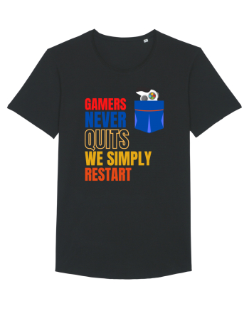 Gamers never quits Black