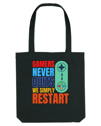 Gamers never quits Black