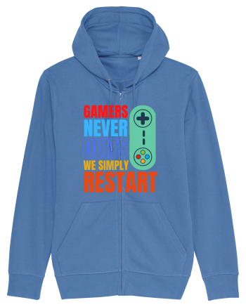 Gamers never quits Bright Blue