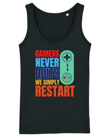 Gamers never quits Black