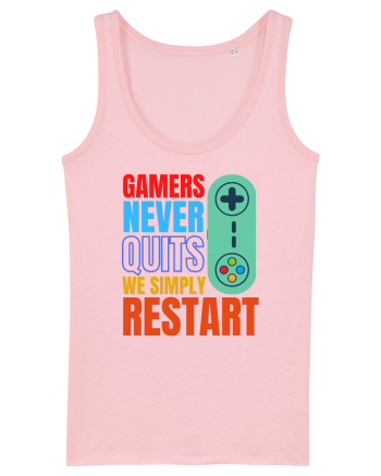 Gamers never quits Cotton Pink