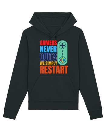 Gamers never quits Black