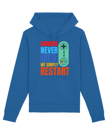 Gamers never quits Royal Blue