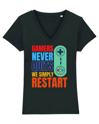 Gamers never quits Black