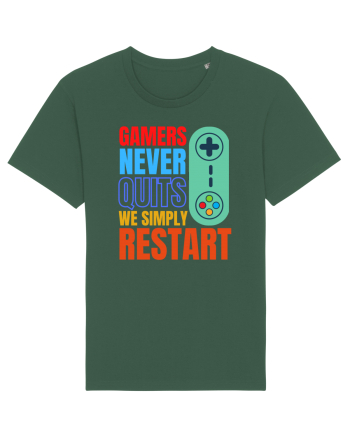 Gamers never quits Bottle Green