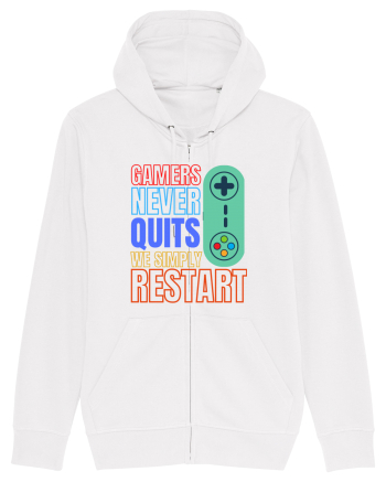 Gamers never quits White