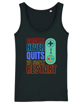 Gamers never quits Black