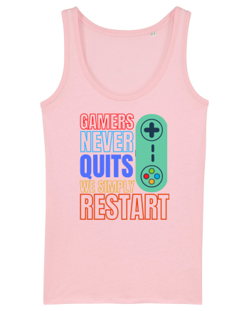 Gamers never quits Cotton Pink