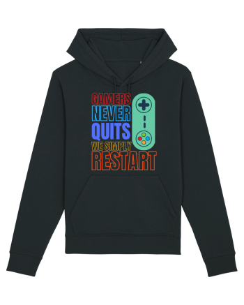 Gamers never quits Black