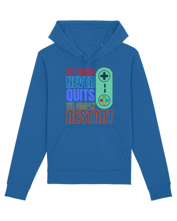 Gamers never quits Royal Blue