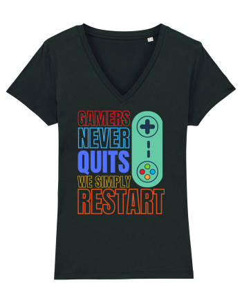 Gamers never quits Black