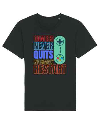 Gamers never quits Black