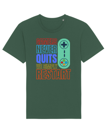 Gamers never quits Bottle Green