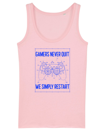 Gamers never quits Cotton Pink