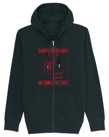 Gamers never quits Black