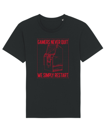Gamers never quits Black