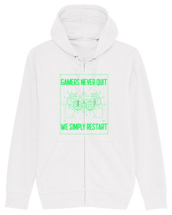 Gamers never quits White