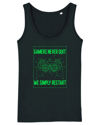Gamers never quits Black