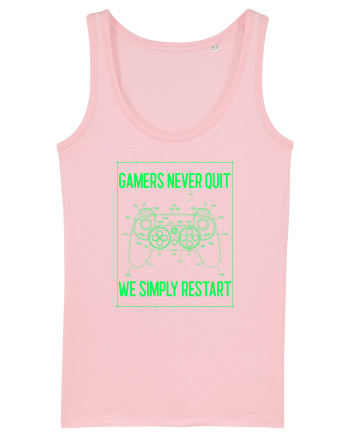 Gamers never quits Cotton Pink
