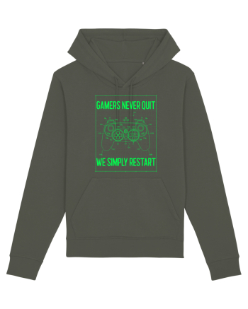 Gamers never quits Khaki