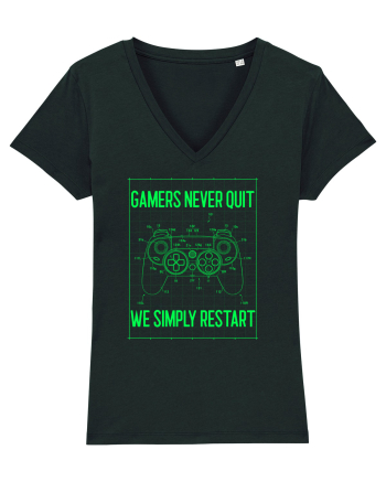 Gamers never quits Black