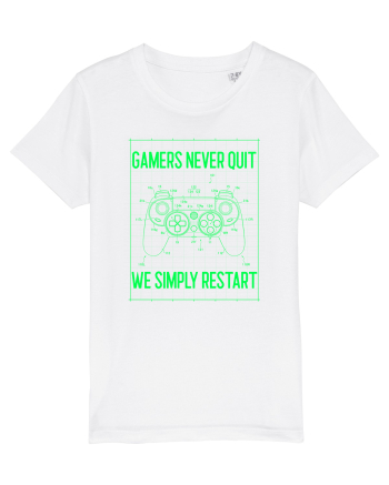 Gamers never quits White