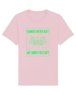 Gamers never quits Tricou mânecă scurtă Unisex Rocker