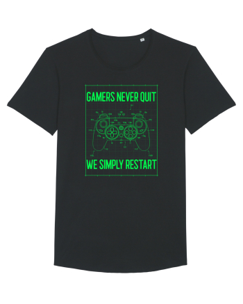 Gamers never quits Black