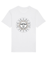 Soare Floral Tricou mânecă scurtă Unisex Rocker