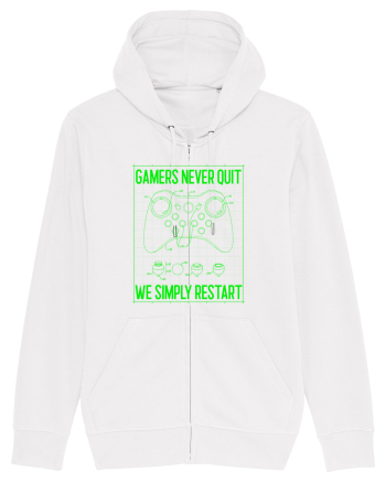 Gamers never quits White