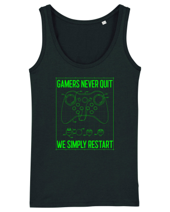 Gamers never quits Black