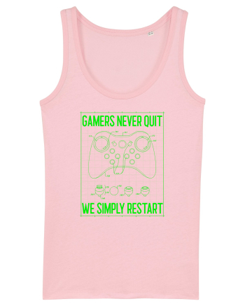 Gamers never quits Cotton Pink