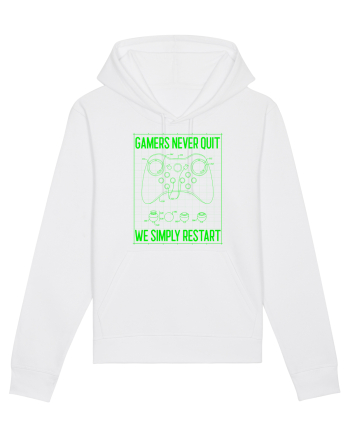 Gamers never quits White