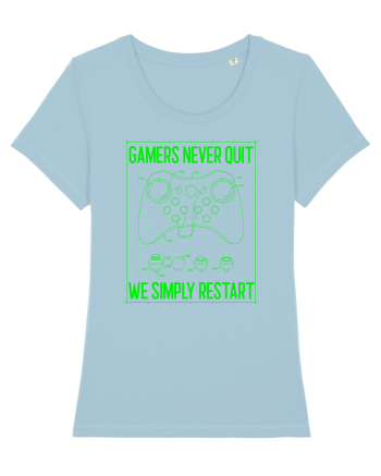 Gamers never quits Sky Blue