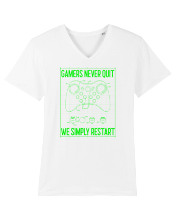 Gamers never quits White
