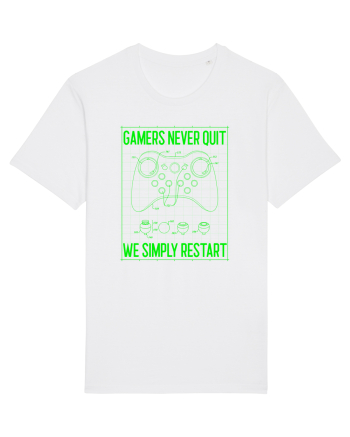 Gamers never quits White