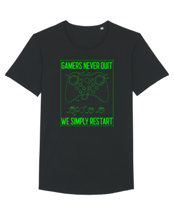 Gamers never quits Black